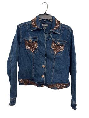 The Collective Works Of Berek Womens Denim Jacket Size S
